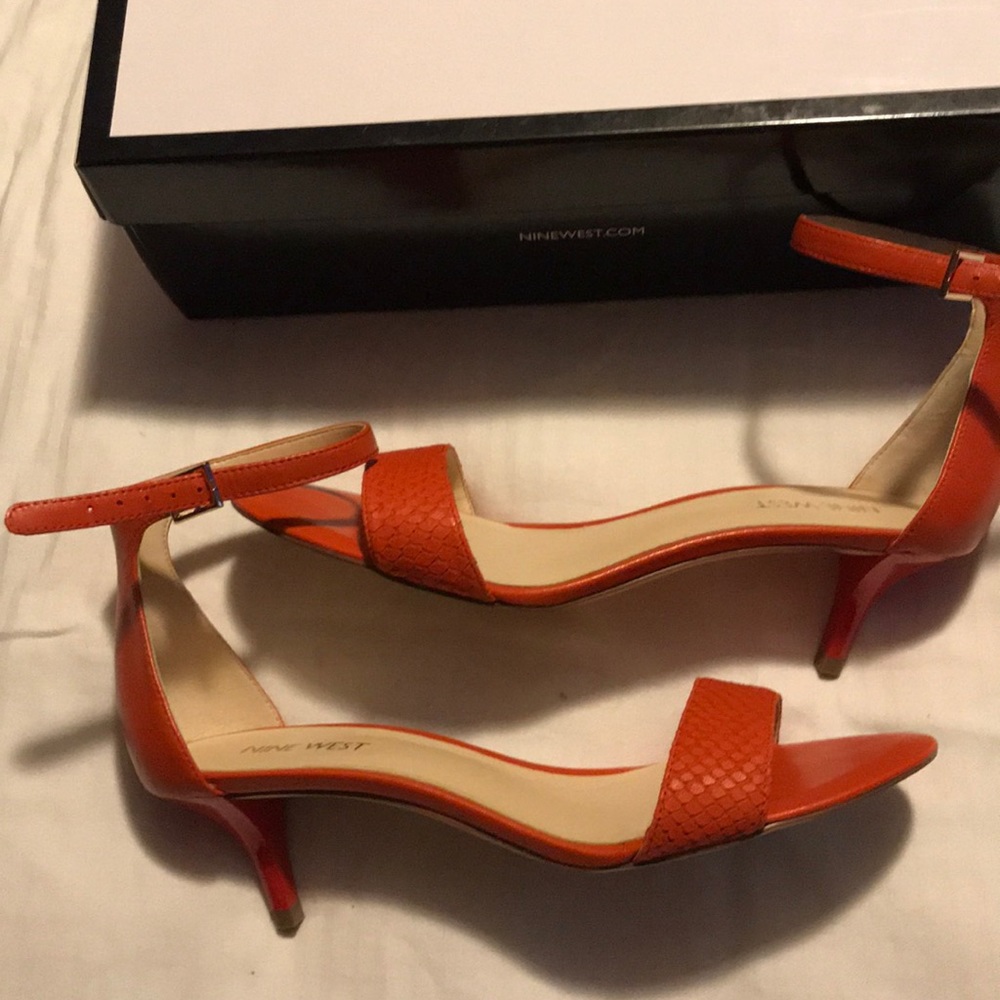 Nine West kitten heel sandals